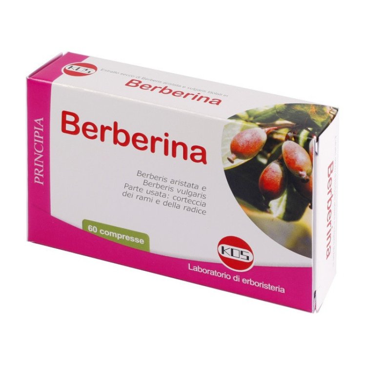 Kos Berberina Estratto Secco Integratore per Digestione - 60 Compresse Kos Berberina Estratto Secco Integratore per Digestione - 60 Compresse