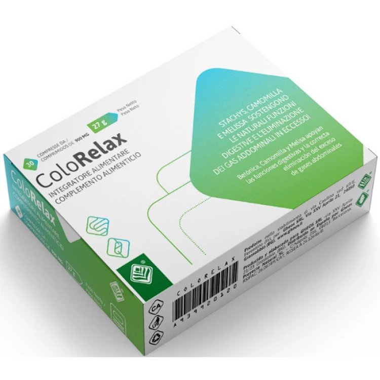 Gheos Colorelax Integratore Digestivo Naturale Benessere Intestinale 30 Compresse