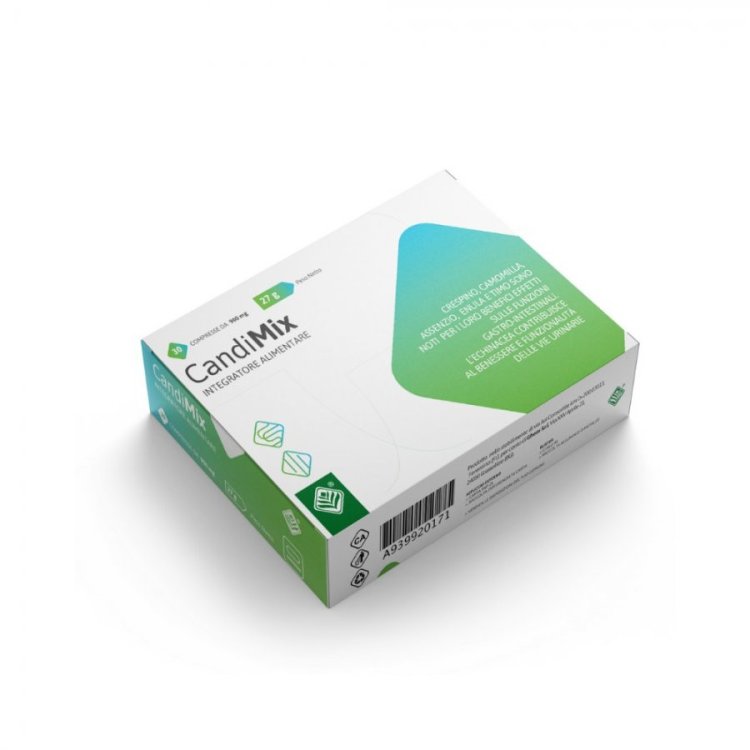 Gheos Candimix Integratore per Funzione Gastrointestinale e Vie Urinarie 30 Compresse