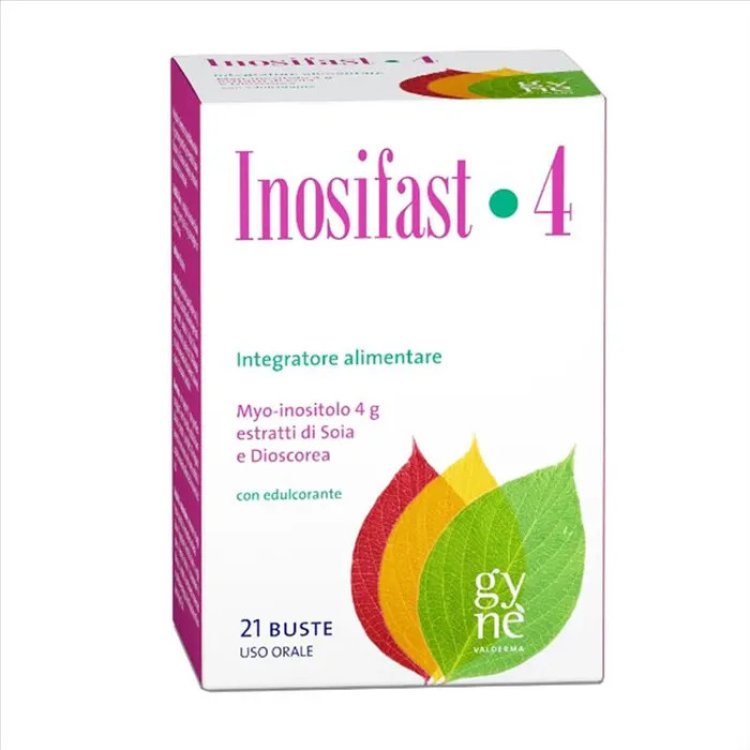 Valderma Inosifast 4 Integratore Myo-inositolo Ciclo Mestruale 21 Bustine