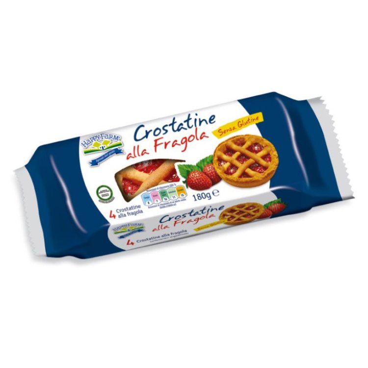 Happy Farm Crostatine alla Fragola Senza Glutine 180 g