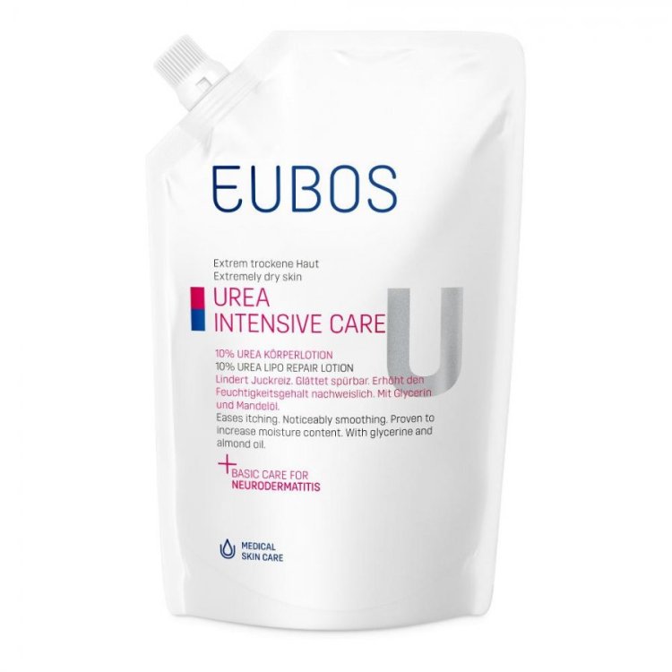 Eubos Lozione Corpo 10% Urea Idratante per Pelle Secca 400ml