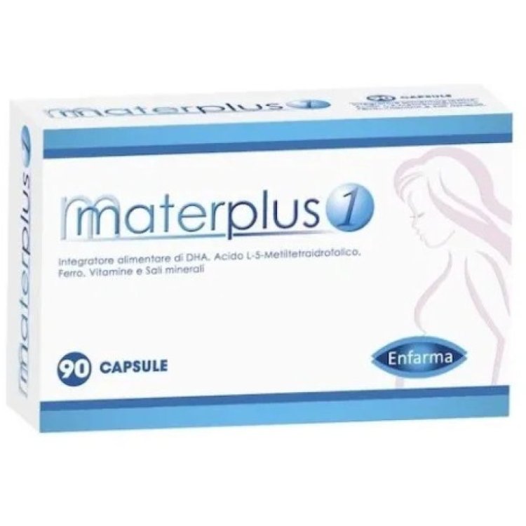 Enfarma Materplus 1 Integratore Alimentare Gravidanza e Allattamento 90 Capsule