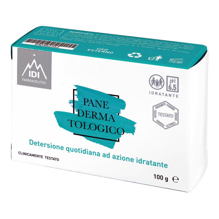 IDI Pane Dermatologico Sapone Idratante per Detersione Quotidiana 100g