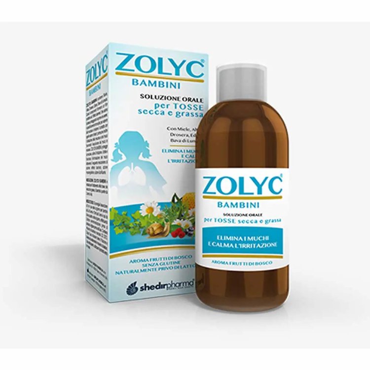Shedir Pharma Zolyc Bambini Sciroppo Tosse Secca e Grassa 150ml