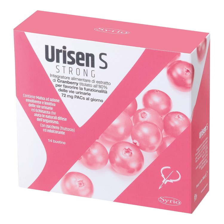 Syrio Urisen Plus Integratore Vie Urinarie e Flora Intestinale 14 Bustine