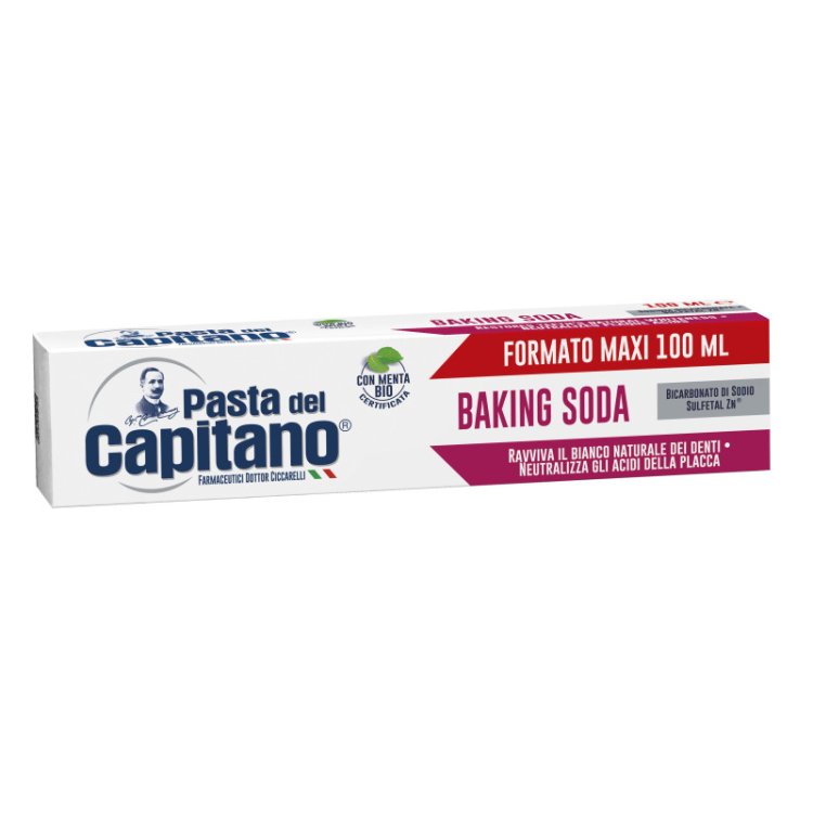 Pasta del Capitano Dentifricio Baking Soda Sbiancante 100 ml