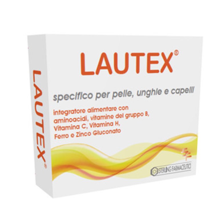 Sterling Farmaceutici Lautex Integratore Alimentare per Unghie e Capelli 20 Capsule