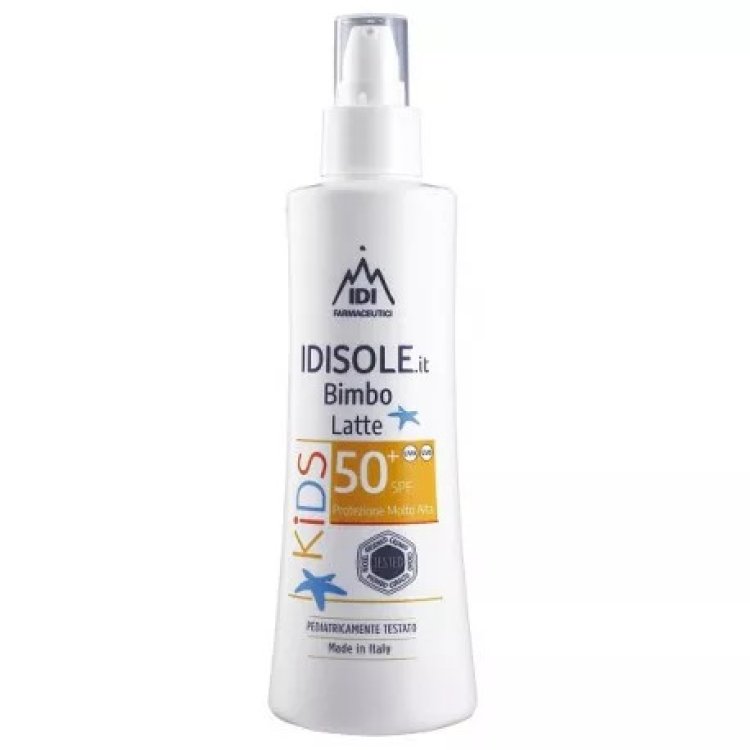 Idi Idisole Bimbo Latte Solare SPF50+ per Bambini 200ml