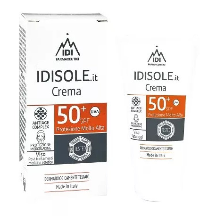 Idi Idisole-It SPF50+ Viso Microblanding Crema Solare Anti-Age 50 ml