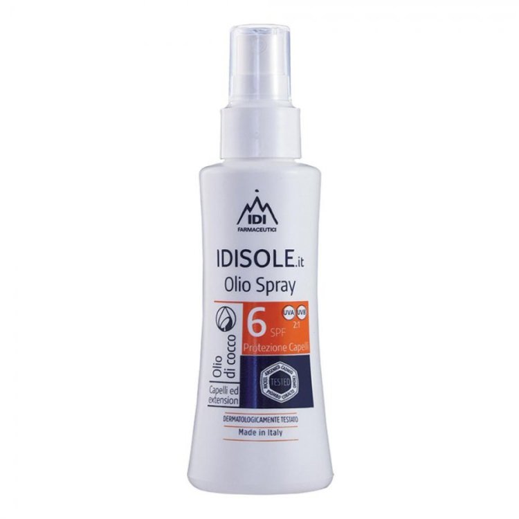Idi Idisole SPF6 Olio Capelli Protettivo e Nutriente 100ml Idi Idisole SPF6 Olio Capelli Protettivo e Nutriente 100ml