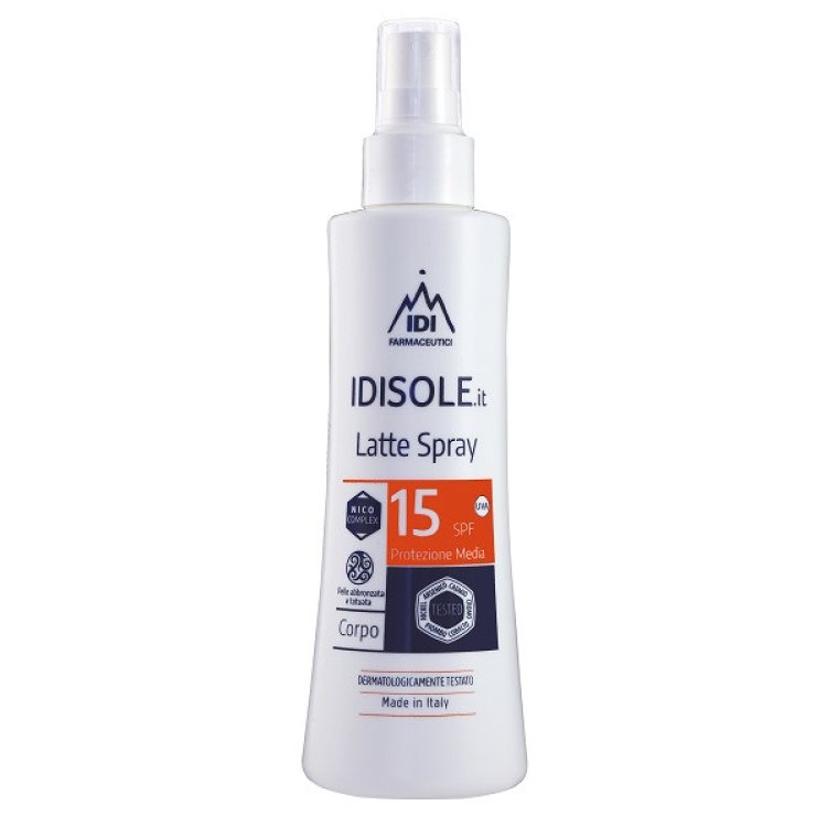 Idi Idisole Latte Solare Spf15 Protezione Tatuaggi Corpo 200ml