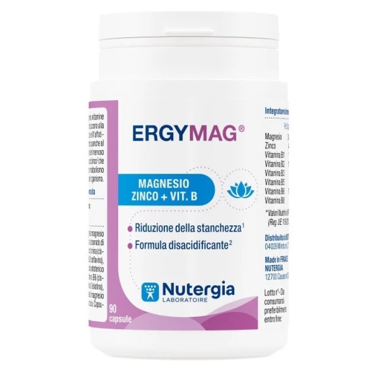 Laboratori Nutergia Ergymag Integratore Alimentare per Stanchezza - 90 Capsule