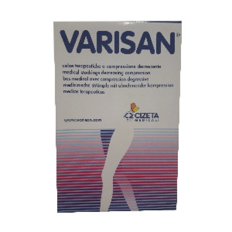 Varisan Ethere Gambaletto 15-20 mmHg Punta Aperta Poudre Taglia 3