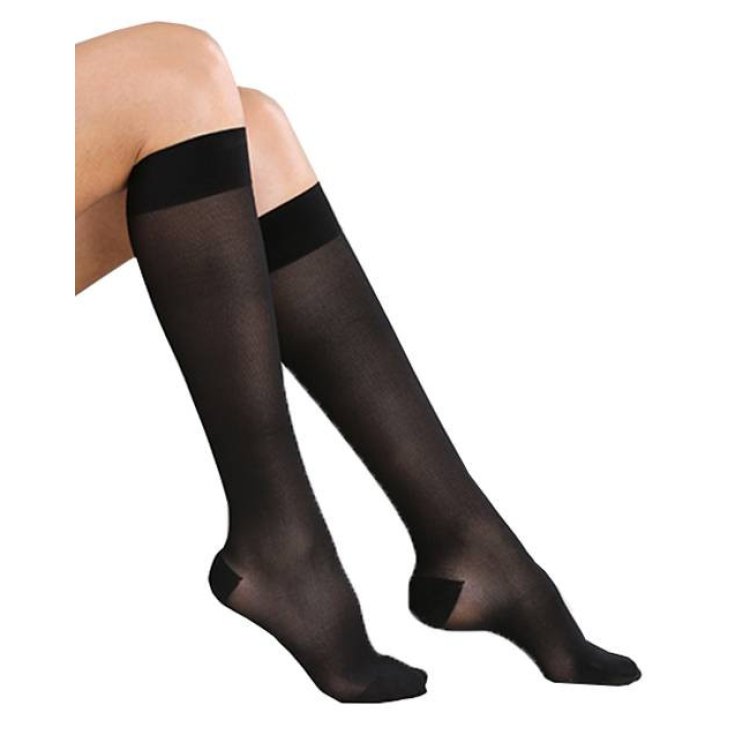 Varisan Ether&eacute; Gambaletto Compressivo Nero Classe II 15-20 mmHg Taglia 2