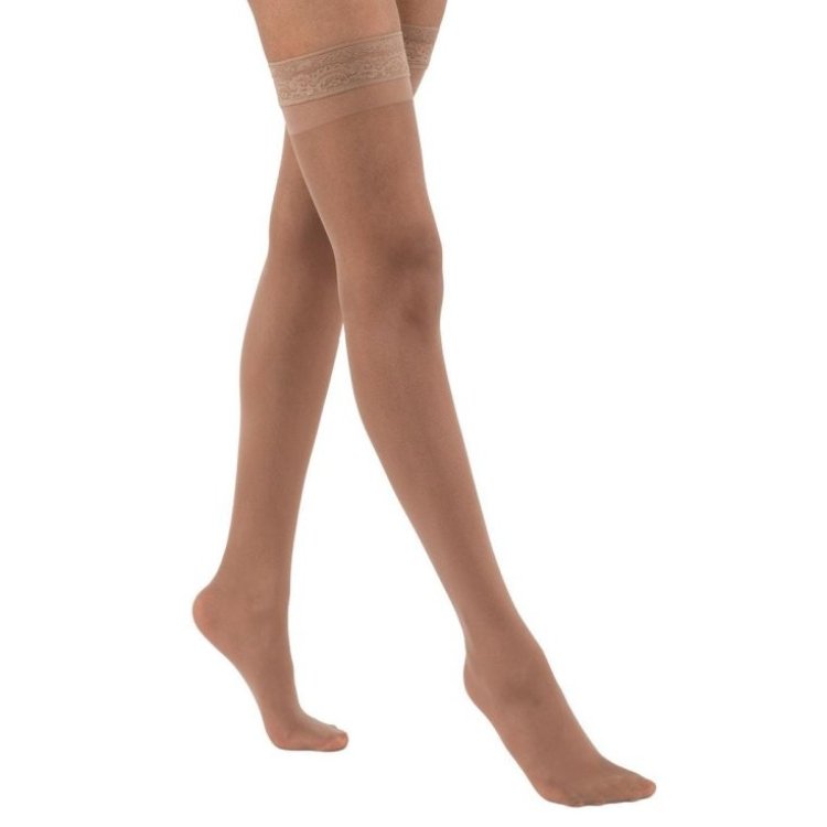Varisan Ether&eacute; Calza Autoreggente 15-20 mmHg Poudre Taglia 5