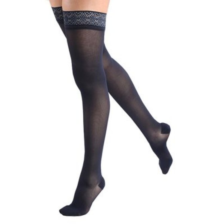 Varisan Ethere Calza Autoreggente 15-20 mmHg Corto Nero Taglia 4