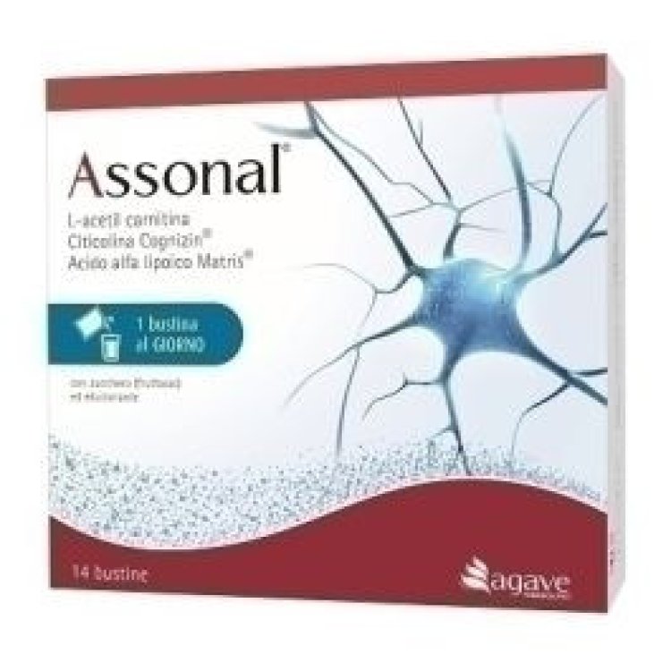 Assonal Integratore Alimentare per Neuropatie Periferiche in Bustine, 14 Pezzi Assonal Integratore Alimentare per Neuropatie Periferiche in Bustine, 14 Pezzi