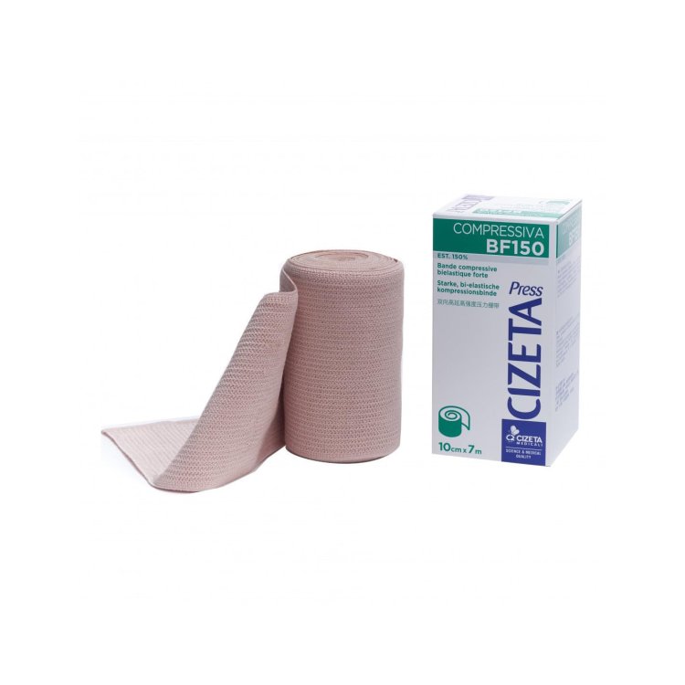 Cizeta Medicali SpA Press Compressiva MF90 Benda Monoelastica Forte 5m x 6cm