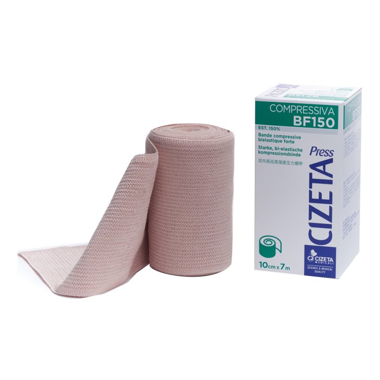 Cizeta Press Benda Compressiva Monoelastica Forte MF90 5mx10cm Cizeta Press Benda Compressiva Monoelastica Forte MF90 5mx10cm