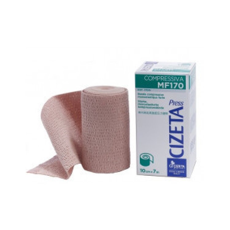 Cizeta Medicali SpA Press Compressiva MF170 Benda Monoelastica Forte 8cmx7m