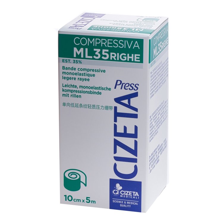 Cizeta Medicali Benda Compressiva Monoelastica Leggera 5cm x 5m