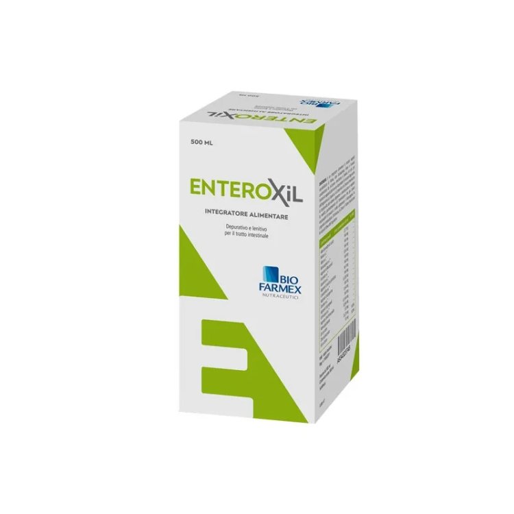 Biofarmex Enteroxil Integratore Alimentare Per Transito Intestinale, Flacone da 500 ml Biofarmex Enteroxil Integratore Alimentare Per Transito Intestinale, Flacone da 500 ml