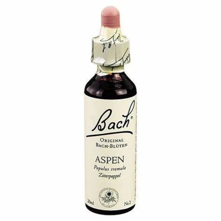 Bach Aspen Fiori di Bach Rimedio Floreale per Ansia e Paure Formato 20ml