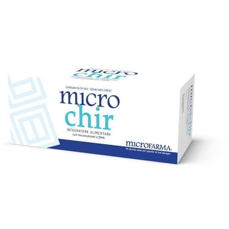 Microfarma Microchir Integratore Alimentare per Energia e Difese Immunitarie, 14 Stick