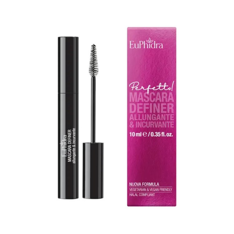 Euphidra Mascara Definer Allungante e Incurvante Nero 10ml