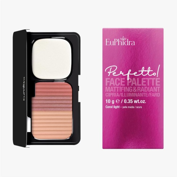 Euphidra Face Palette Coral Light Trousse 10 g