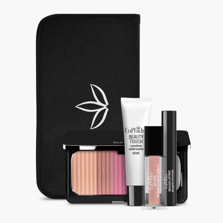 Euphidra Set Make Up Pelli Medio-Scure con Palette Correttore e Mascara