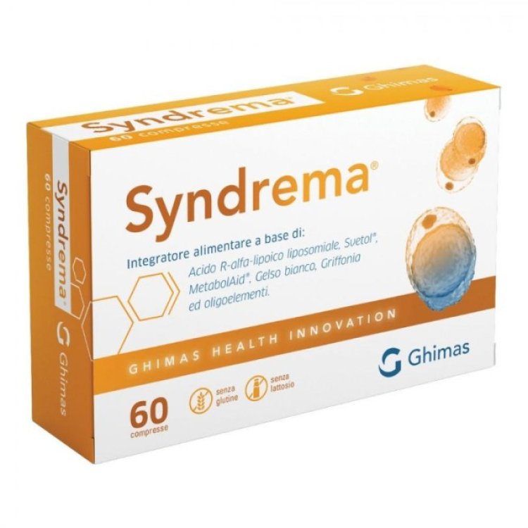 Ghimas Syndrema Integratore Alimentare per Metabolismo e Drenaggio - 60 Compresse