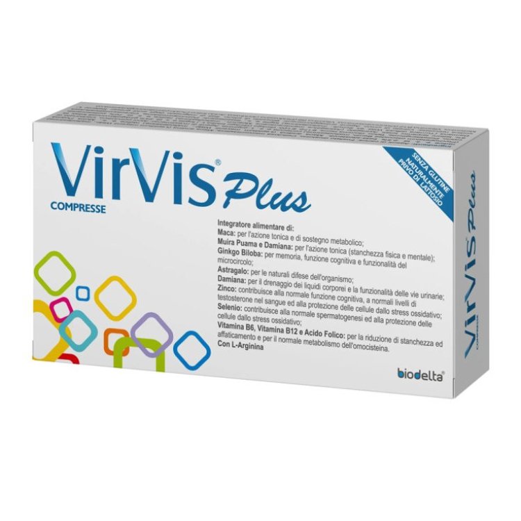 Biodelta VirVis Plus Integratore Tonico e Memoria 30 Compresse Biodelta VirVis Plus Integratore Tonico e Memoria 30 Compresse
