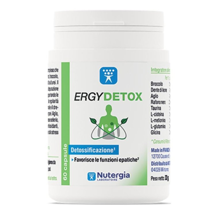 Nutergia Ergydetox Integratore Detox per Fegato e Depurazione 60 Capsule