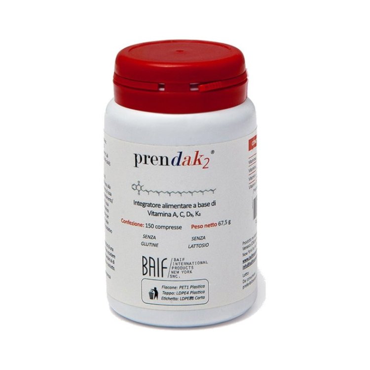 Baif International Prendak2 Integratore Ossa e Cardiovascolare 150 Compresse