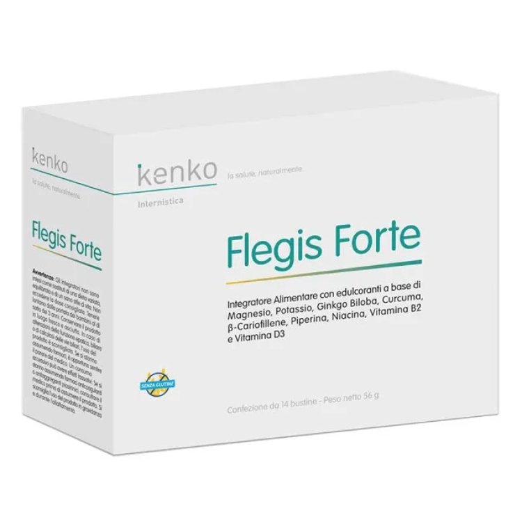 Kenko Flegis Forte Integratore Alimentare per Memoria e Concentrazione 14 Bustine
