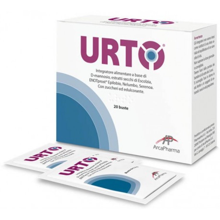 Arcapharma Urto Integratore Alimentare per Prostata e Vie Urinarie - 20 Bustine