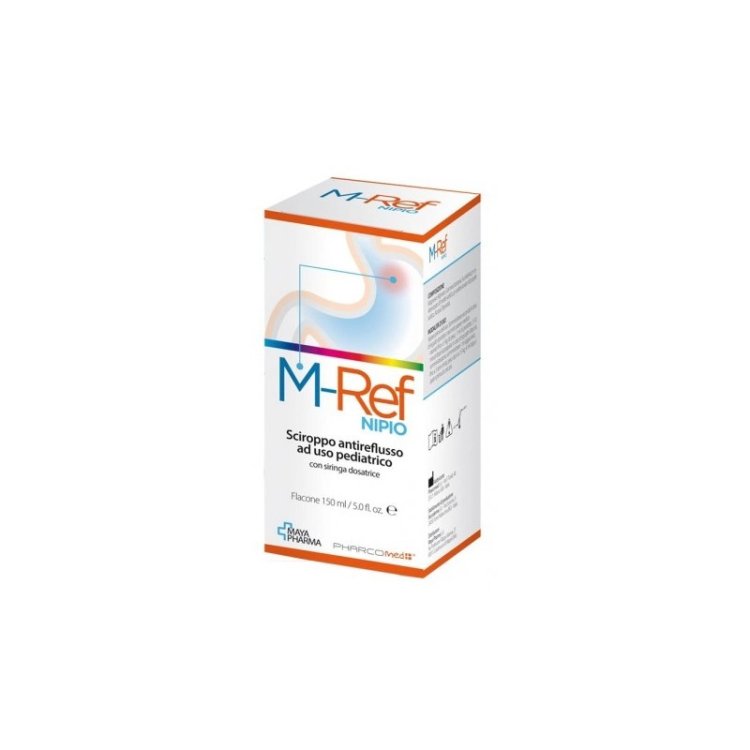 Maya Pharma M-Ref Nipio Sciroppo Antireflusso Pediatrico, 150 ml Maya Pharma M-Ref Nipio Sciroppo Antireflusso Pediatrico, 150 ml