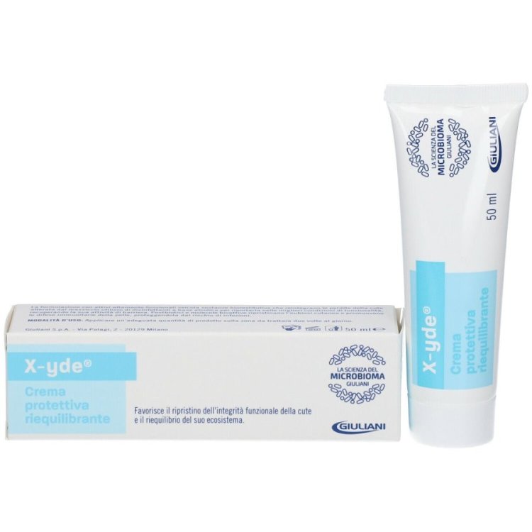 Giuliani X-YDE Crema Protettiva Riequilibrante per Microbioma 50 ml Giuliani X-YDE Crema Protettiva Riequilibrante per Microbioma 50 ml