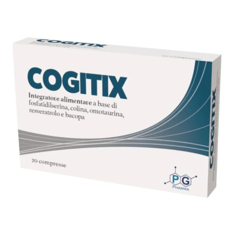 Pg Pharma Cogitix Integratore Alimentare per Memoria e Funzioni Cognitive - 20 Compresse