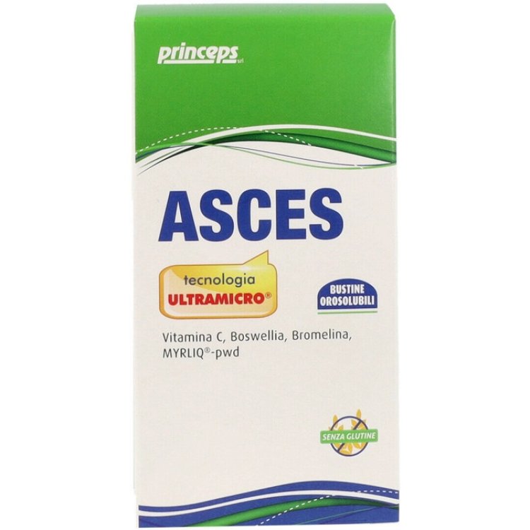 Princeps Asces Integratore Alimentare Benessere con Mirra e Vitamina C 10 Bustine