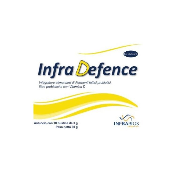 Infrabios InfraDefence Integratore Alimentare per Flora Intestinalle e Sistema Immunitario - 10 Bustine Infrabios InfraDefence Integratore Alimentare per Flora Intestinalle e Sistema Immunitario - 10 Bustine