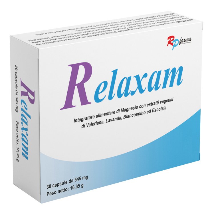 Rp Farma Relaxam Integratore per Rilassamento e Sonno 30 Capsule