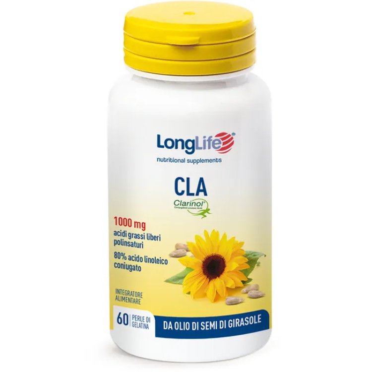 Longlife CLA 60 Perle Integratore Alimentare per Funzione Muscolare
