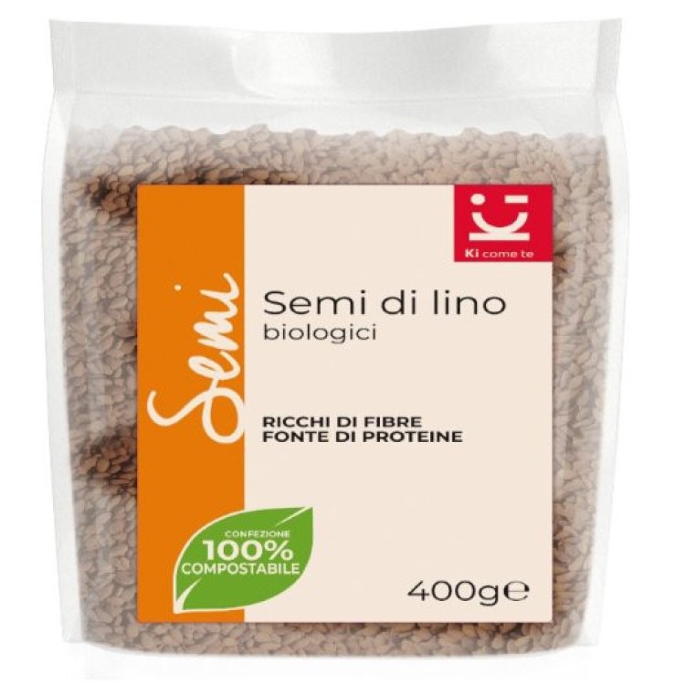 Ki Semi di Lino Scuro Biologici da 400g Ki Semi di Lino Scuro Biologici da 400g