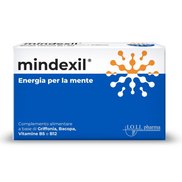 Lo.Li. Pharma Mindexil Integratore Benessere Mentale con Griffonia e Bacopa 20 Compresse