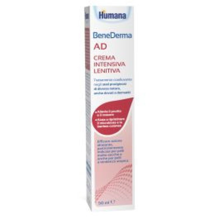 Humana BeneDerma AD Crema Intensiva Lenitiva per Prurito e Rossore 50ml