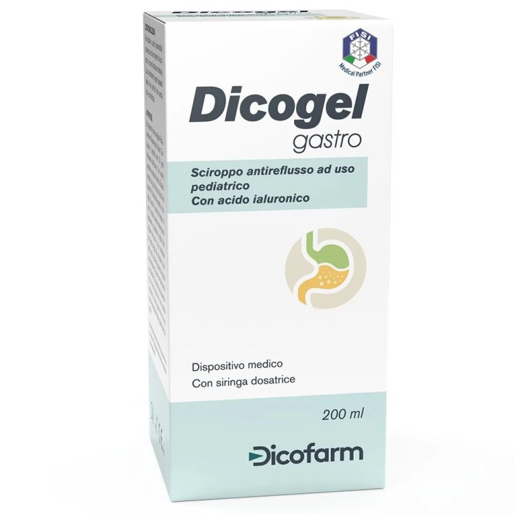 Dicofarm Dicogel Gastro Sciroppo Antireflusso Pediatrico 200ml Senza Glutine