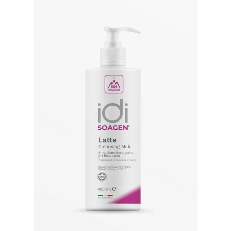 Idi Farmaceutici Soagen Latte Detergente Viso Delicato Idratante 400ml